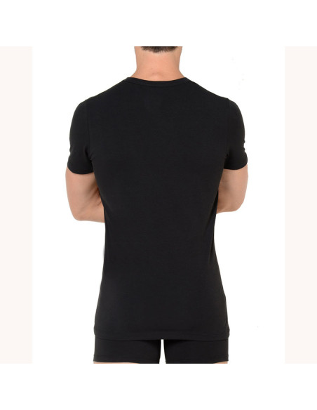 Tee-Shirt Col V, Smart Cotton, Hom, 349789