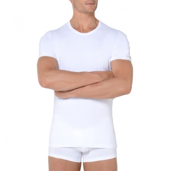 Tee-Shirt Crew Col Rond, Smart Cotton, Hom, 349790 2