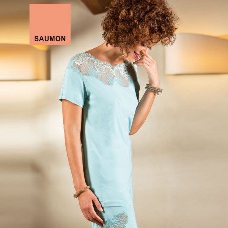 Ensemble Top Manches Courtes avec Leggings, Cotton Club 7TI+4TI_PES