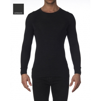 Pull / Sous Pull Manches Longues Col Rond, Laine et Soie, Oscalito 626 2