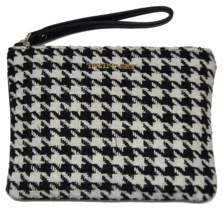 Pochette Tissu Pied de Poule, Twin-Set