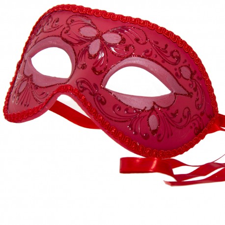 Masque Plastique avec Bande Satin, Juliette,  0250/E234
