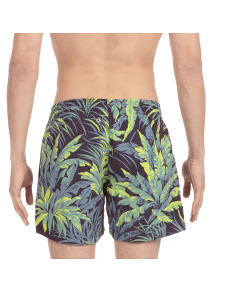 Maillot de Bain, Boxer de Plage Beach, Palmier, Hom 400513