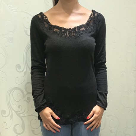 Short Sleeves Sweater, Silvana Mangano, Ermanno Scervino D314M445531