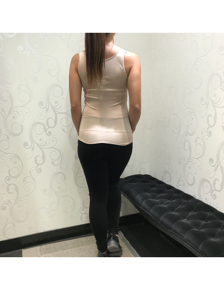 Débardeur 100% Soie Plissé, Artimaglia 37702