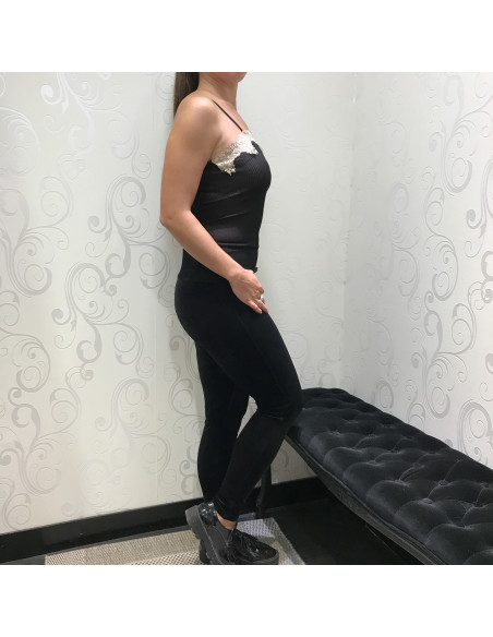 Top Bretelle 100% Soie Plissé, Artimaglia 37701