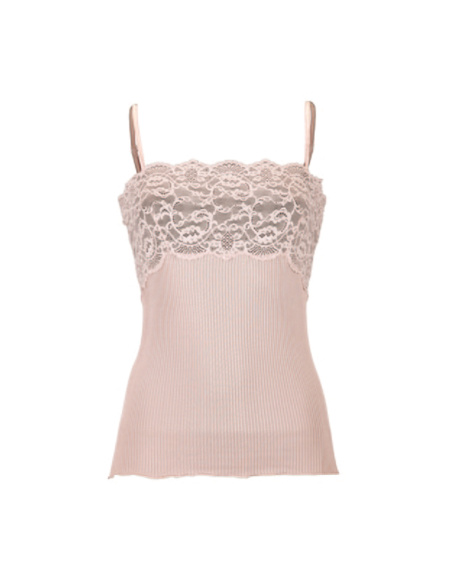 Top Bretelle 100% Soie Plissé, Artimaglia 31901