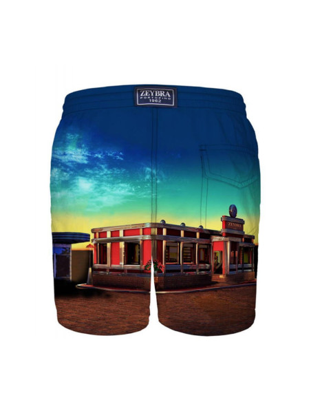 Boxer Trunks for men, Zeybra Portofino, Vintage