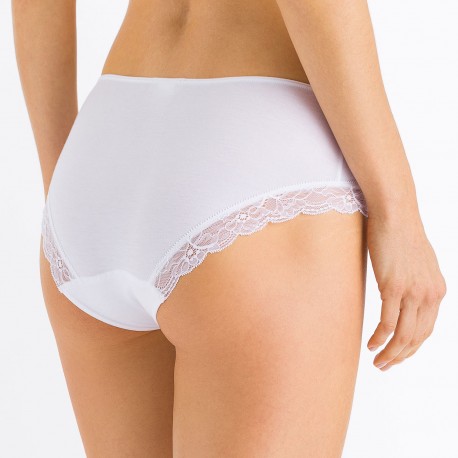 Slip Midi, Cotton Lace, Hanro 072437-0101
