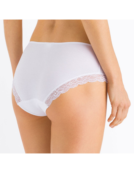 Slip Midi, Cotton Lace, Hanro 072437-0101