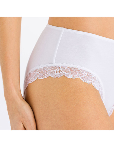 Slip Midi, Cotton Lace, Hanro 072437-0101