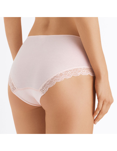 Slip Midi, Cotton Lace, Hanro 072437-1381