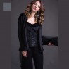 Long Sleeved Jacket Wool & Silk, Velvet, Artimaglia 69604-100