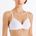 Padded Bra Without Underwire, Cotton Lace, Hanro 072432-0101
