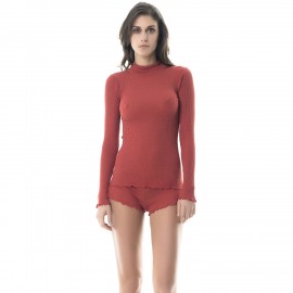 Top Manches Longues Col Cheminée, Star, Boglietti FRG548-77