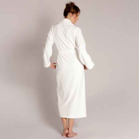 Robe with Crossed Shawl Neck, Bamboo, Taubert 000619-114