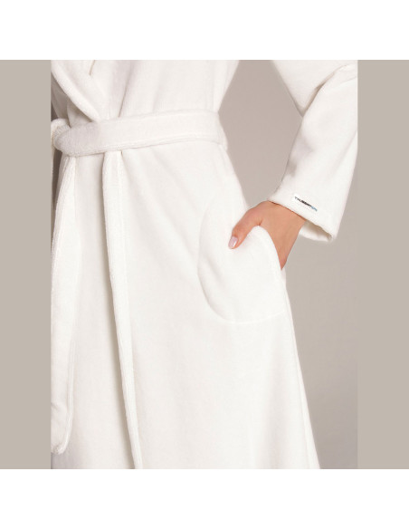 Robe with Crossed Shawl Neck, Bamboo, Taubert 000619-114
