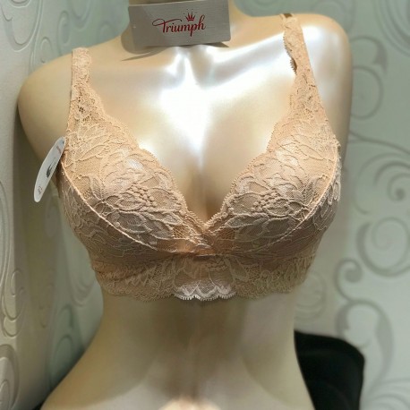 Soutien-Gorge Sans Armature Dentelle avec Bretelles, Amourette Charm, Triumph 10190262-00EP