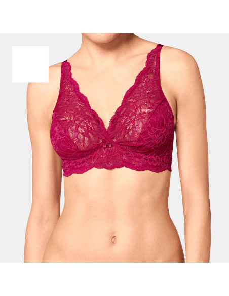 Soutien-Gorge Sans Armature Dentelle avec Bretelles, Amourette Charm, Triumph 10190262-0003