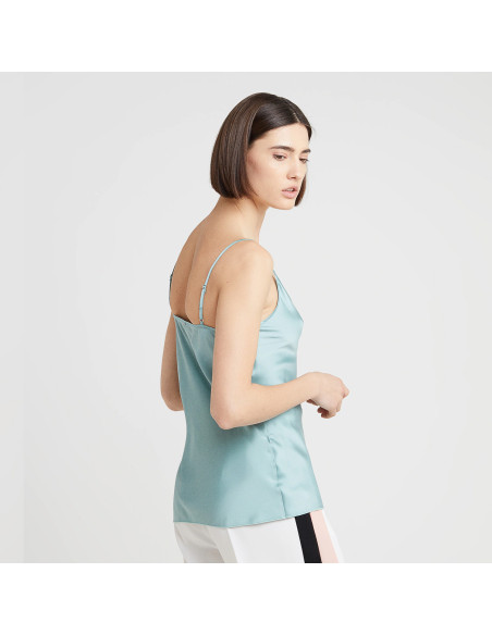 Top Bretelles En Soie, Lucca Vert d'Eau, Max Mara LUCCA-007