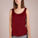 Top Sans Manches En Soie, Pan Coquelicot, Max Mara PAN-019