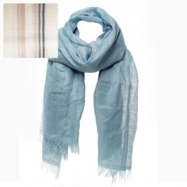 Stole Scarf, Liriche Striped Grey, Max Mara LIRICHE-001
