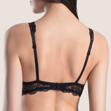 Soutien-Gorge Triangle Plunge BàE, Danse des Sens, Aubade OG12-NOIR