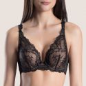 Soutien-Gorge Triangle Plunge BàE, Danse des Sens, Aubade OG12-NOIR