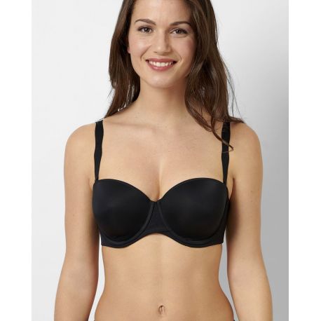Soutien-Gorge Bandeau Coque, Essentiel Fit, Sans Complexe 1729797-OR
