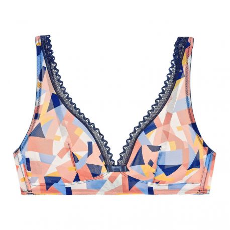 Soutien-Gorge Sans Armatures, Oxygène - Géométrie, Lou 11217-9W9