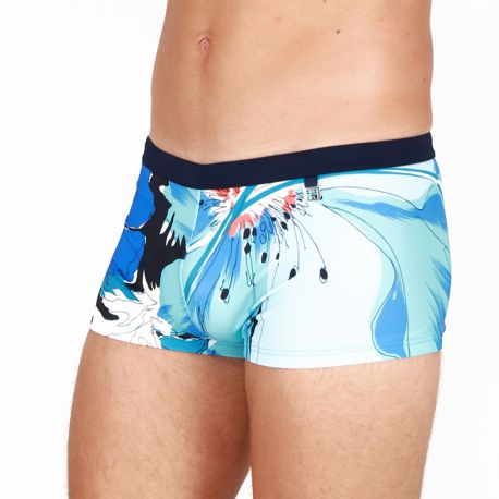 Maillot de Bain Short, Aqua, Hom 401649-00PF