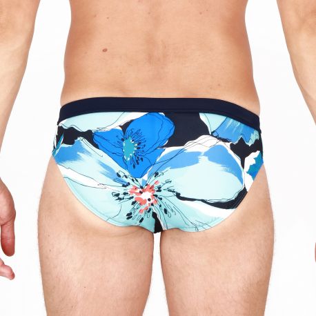 Maillot Mini Slip, Aqua, Hom 401648-00PF