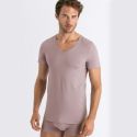 Tee-Shirt Col V Manches Courtes, Cotton Superior Ca, Hanro 073089-1216