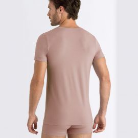 Tee-Shirt Col V Manches Courtes, Cotton Superior Ca, Hanro 073089-1216 2