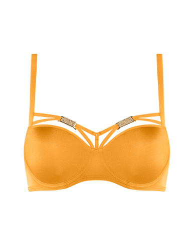 Soutien-Gorge Balconnet Plongeant Rembourré DàF, Free Love - Kumquat Orange, Marlies Dekkers 199201