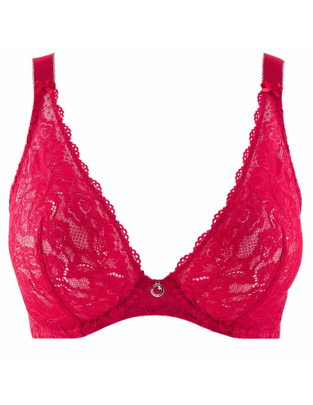 Soutien-Gorge Triangle Plunge Confort BàE, Rosessence, Aubade HK12-02-GALA