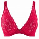 Soutien-Gorge Triangle Plunge Confort BàE, Rosessence, Aubade HK12-02-GALA
