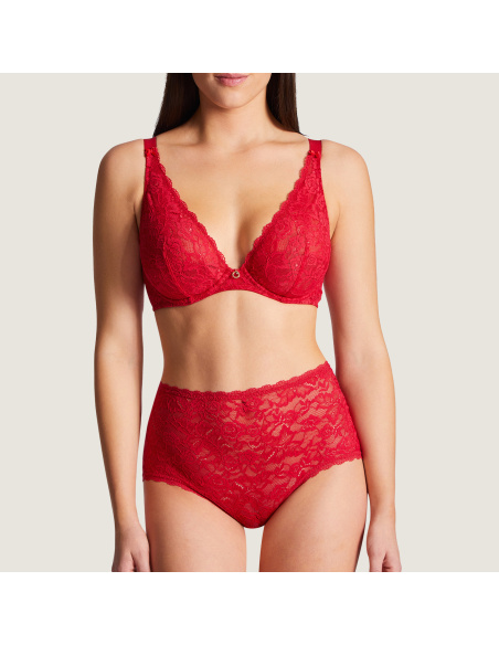 Soutien-Gorge Triangle Plunge Confort BàE, Rosessence, Aubade HK12-02-GALA
