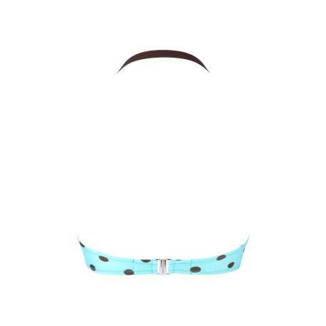 Maillot de Bain Bandeau Coque, La Pois Toujours-Acqua-Brun, Antigel EBA7122-PA