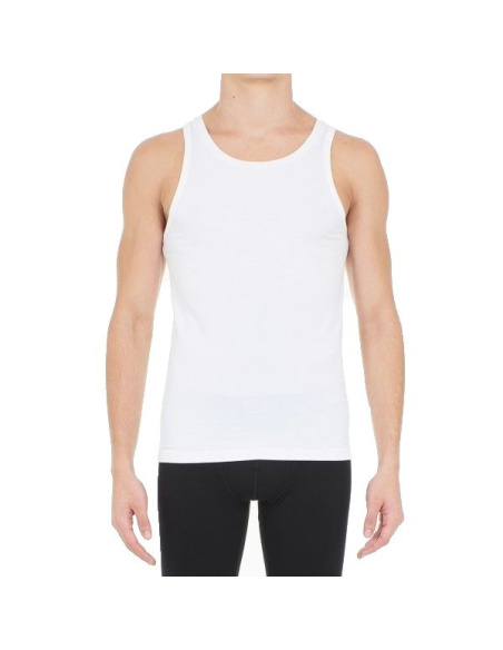 Débardeur Sans Manches Larges Col Rond, Suprème Cotton, Hom 401332-0003