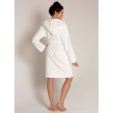 Robe De Chambre Croisée à Capuche 100cm, Bamboo, Taubert 000619-112-1020