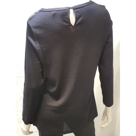 Pull Laine & Soie Manches Longues Curve , Madiva Arizona