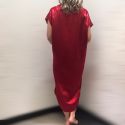 Tunique Longue, Soie, Marjolaine 3SOI3414-0005 Rouge