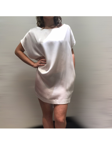 Tunique Courte, Soie, Marjolaine 3SOI0505-0074 Naturel