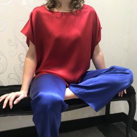 Tee-Shirt, Soie, Marjolaine 3SOI4115-0005