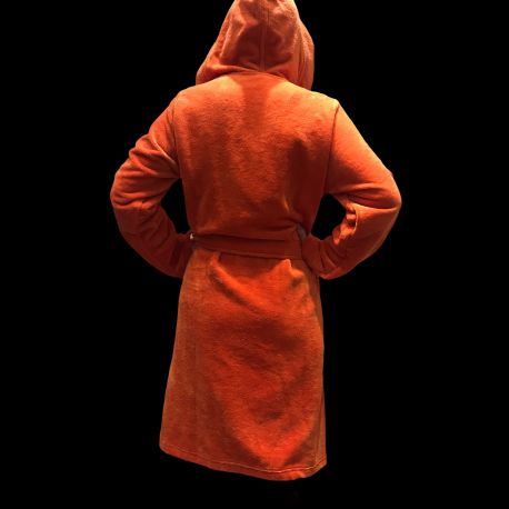 Robe De Chambre Croisée à Capuche 100cm, Bamboo, Taubert 202619-112