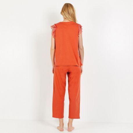 Pyjama 7/8e manches courtes, Mirage, Laurence Tavernier 2111155-MAND