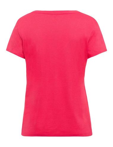 T-Shirt Manches Courtes Col V, Sleep & Lounge - Jaune Radian, Hanro, 077876-1399