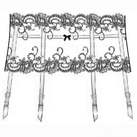 Porte-Jarretelles, Diamond, Ambra 3535-002