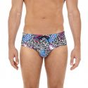 Slip De Bain Mini, Seydou - Navy Print, Hom 402079-P0RA